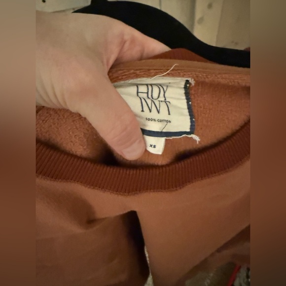 HDYWT Classic Oversized Sweat Set-Rust - Picture 9 of 16